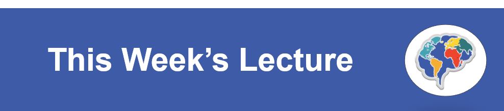 This week's lecture