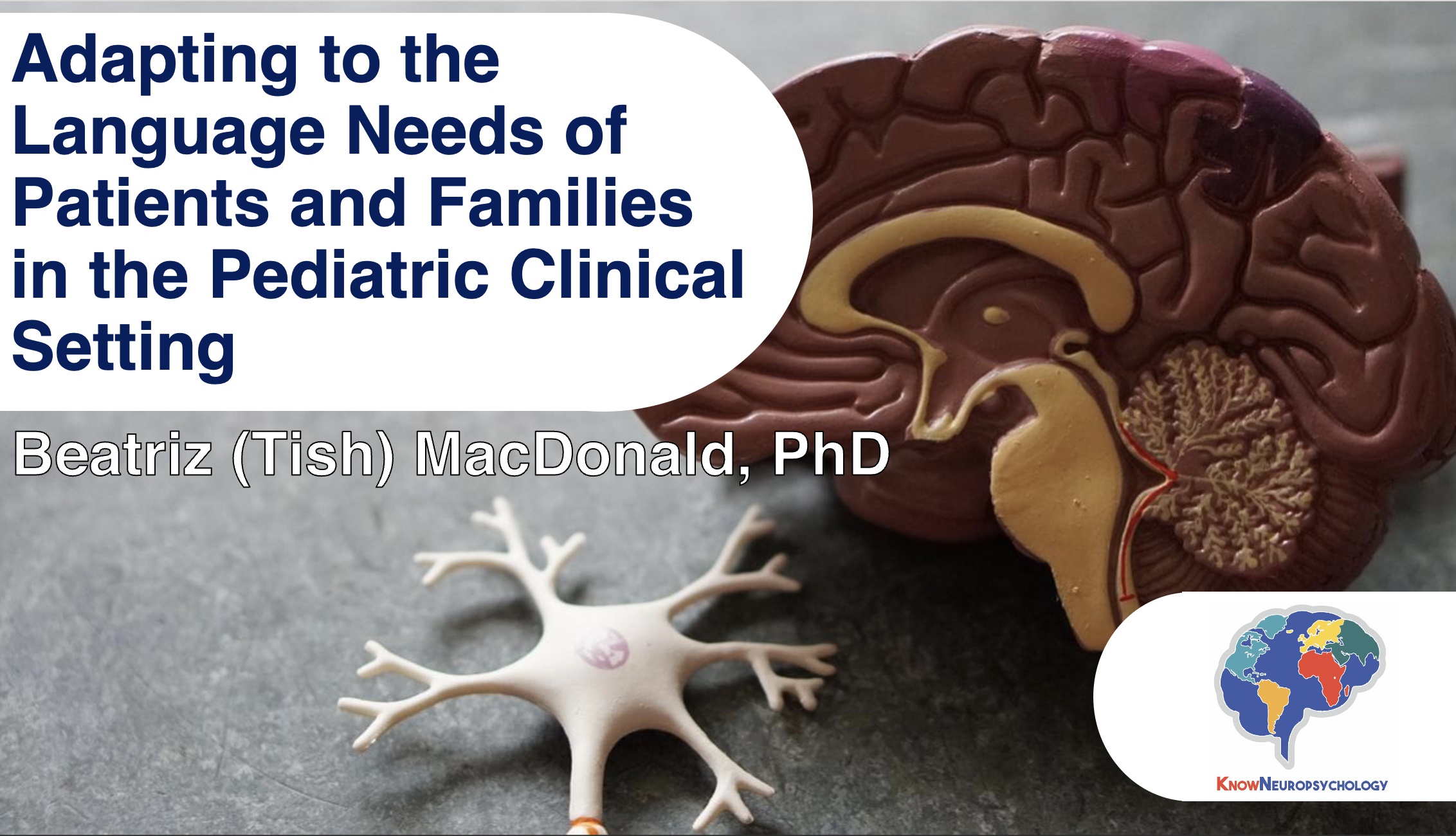 Adapting to the Language needs of patients and families in the pediatric clinical setting by Dr. Beatriz (Tish) MacDonald