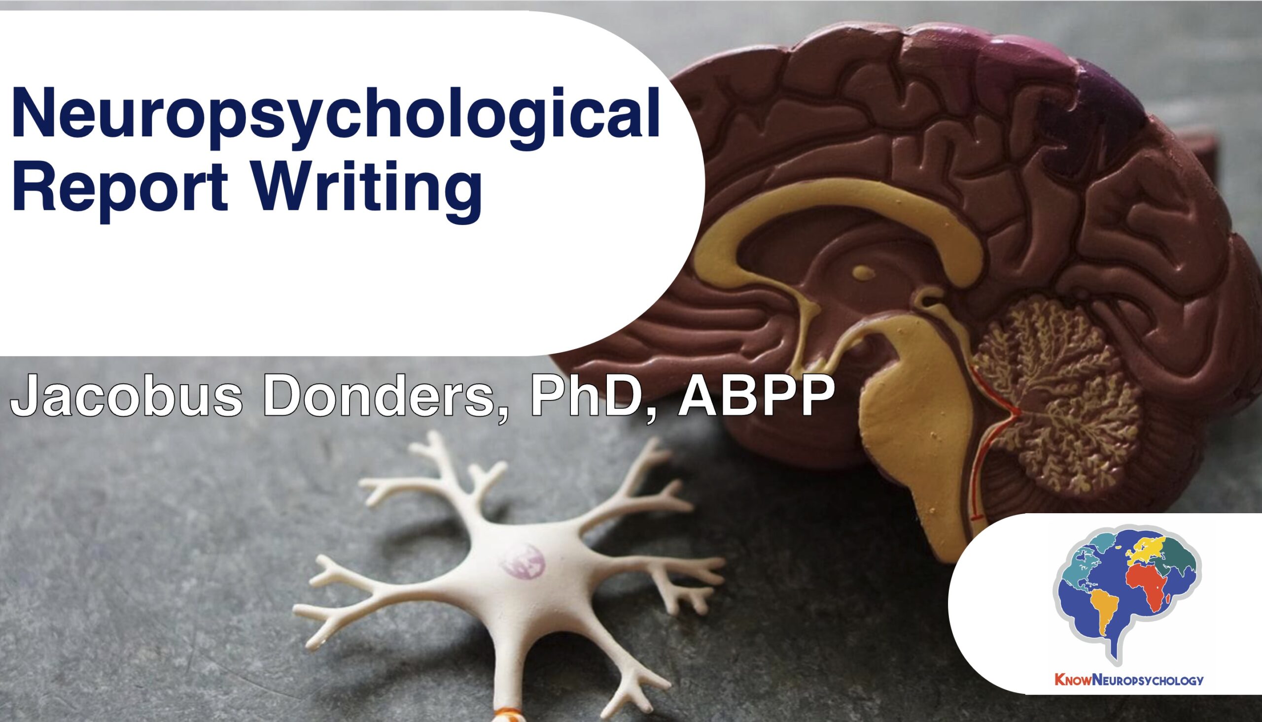Neuropsychology Report Writing with Dr. Jacobus Donders