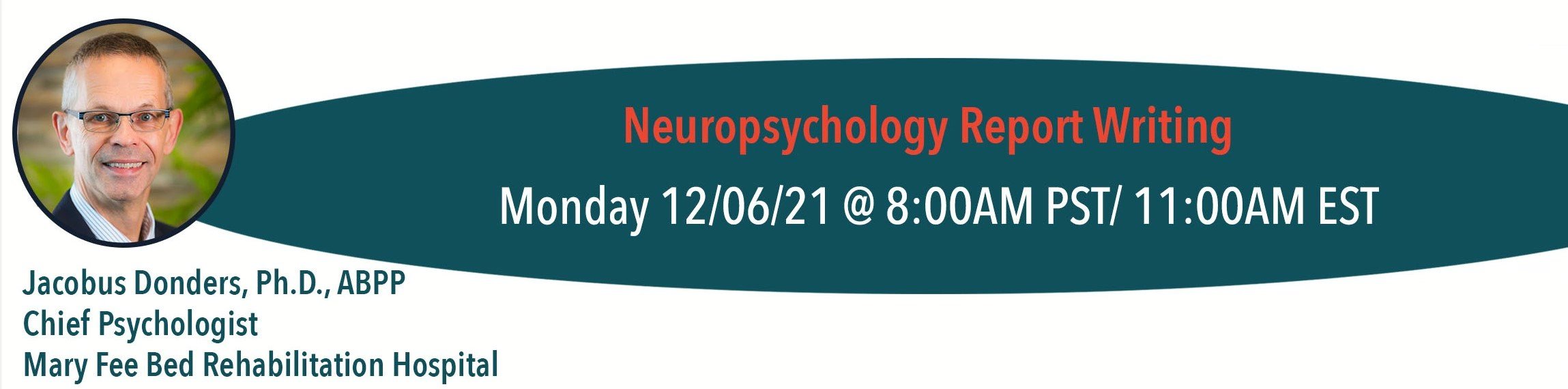 Neuropsychology Report Writing with Dr. Jacobus Donders